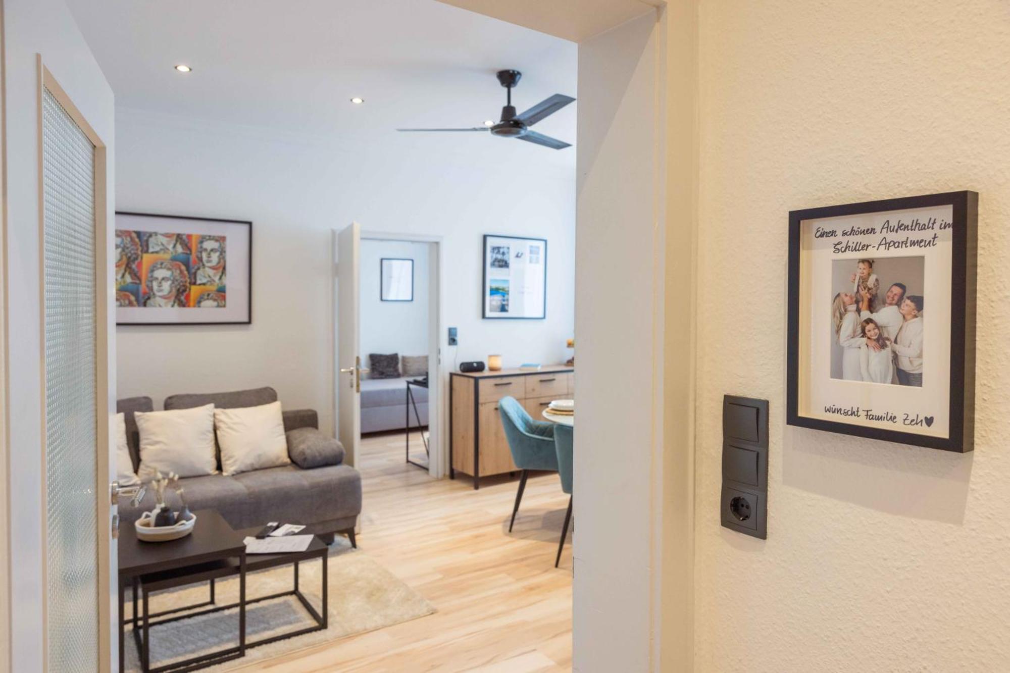 Schillerapartment Hof, Kueche, 24H Digital-Checkin, Parkplatz, Wlan250Mbit Hof  Εξωτερικό φωτογραφία