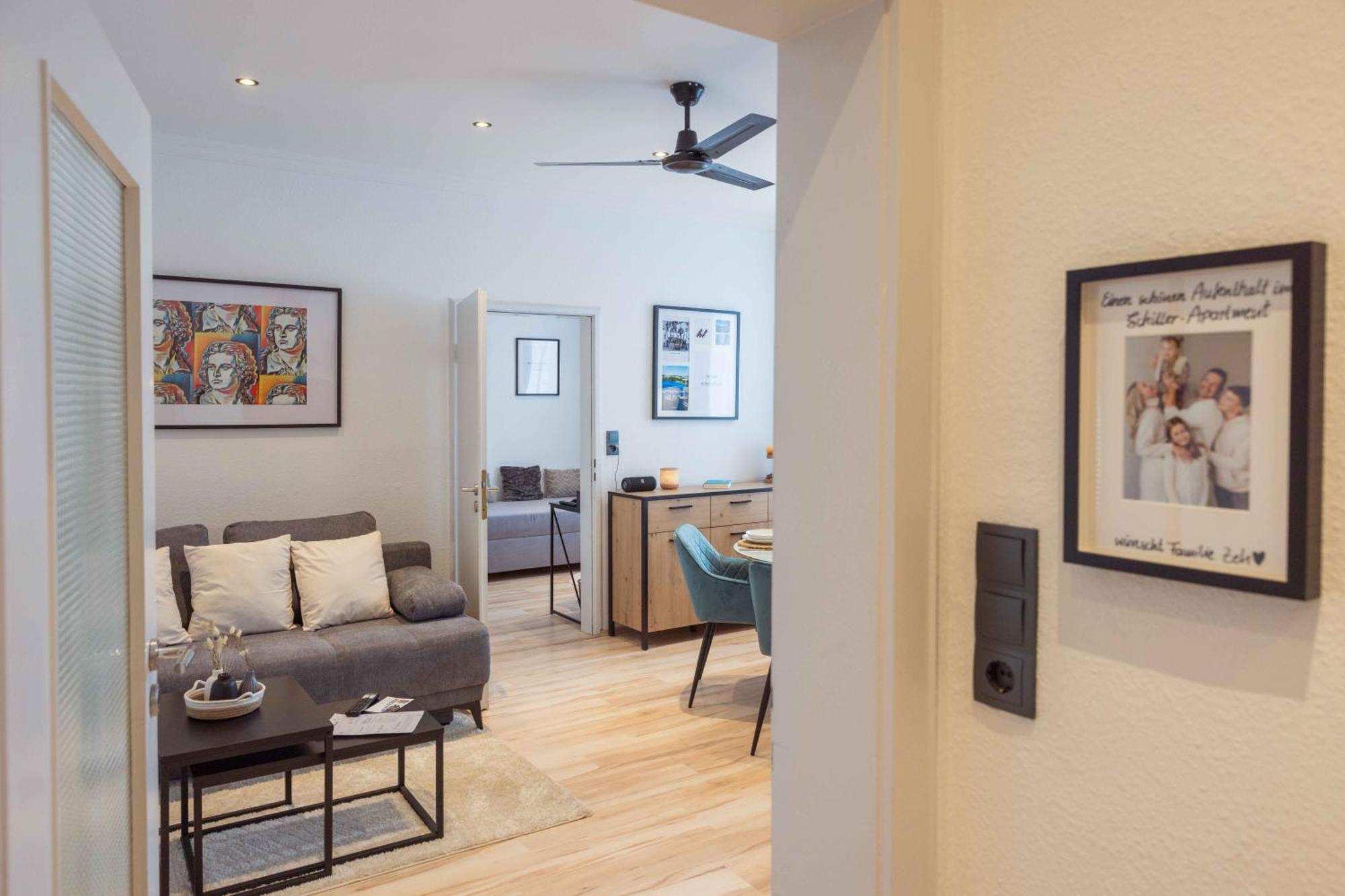Schillerapartment Hof, Kueche, 24H Digital-Checkin, Parkplatz, Wlan250Mbit Hof  Εξωτερικό φωτογραφία